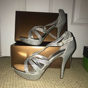 Silver heels